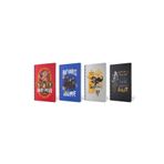 Mabbels Lisanslı Okul Defteri Seti 4 Adet Kareli x 80 yaprak - Harry Potter Film Dehlizi 1 Hediye