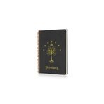 Mabbels Lord Of The Rings (yüzüklerin Efendisi) Siyah Butik Defter Çizgili - 24x17cm - 96 Yaprak