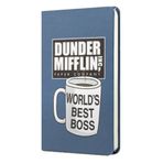 Mabbels The Office Sert Kapak Mini Not Defteri Worlds Best Boss Koyu Mavi 80 Yaprak Çizgisiz 9x14cm