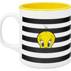 Mabbels Tweety ve Sylvester Seramik Dış Beyaz İç Sarı Kupa