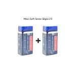 Mabber Mavi Sınav Silgisi 2'Li Set Yumuşak Soft Iz Bırakmaz