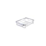 Mabello Paslanmaz Kare 22x15 cm Banyo Duş Rafı