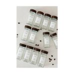Mabelme 12'li Bambu ve Akasya Kapaklı Cam Baharatlık Seti 120 ml - Doğal Ahşap Kapaklı, Şeffaf Cam, Sağlıklı ve Şık Baharat Kavanozları (Akasya Kapak) - 0,1 kg