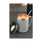 Mabelme 304 L Çelik Gri 500 ml Kahve El Termos Kupa Mug CIN557GR - Bitki Çayı