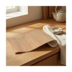 Mabelme Amberhaus Katlanır Bambu Koltuk Kenarı Tepsisi Mat | 32X45 cm | Geniş Kolçak Masası | Içecek, Atıştırmalık ve Tablet Standı | Doğal Ahşap - Kestane Akaju - Option-1