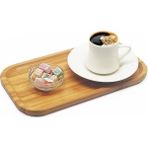 Mabelme Bambu Lüx Dikdörtgen Servis 25 * 14CM, Sunumluk & Çerezlik Sunum Tabağı - Option-1 - 51R-Turuncu