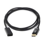 Mabelme Display Port To Hdmı Kablo -Display Erkek HDMI Dişi Kablo 1m - Option-1 - Ahşap