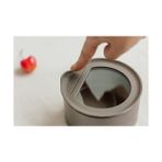 Mabelme Fika One Seramik Saklama Kabı 700ML Gri - 0 Siyah - Option-1