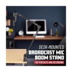 Mabelme Frameworks Ince Profil Masaüstü Mikrofon Standı Yayınlar, Podcast'ler, Içerik Oluşturma, Canlı Yayın ve Benzer Uygulamalar Için Boom Kolu (GFWMICBCBM0500) - 001-Renkli