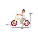 Mabelme Freestyle Ahşap Denge Bisikleti - 0 - Siyah - Option-1
