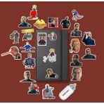 Mabelme Homelander Paketi/bullet Journal Defter Çıkartma Ajanda Laptop Etiket - Option-1 - -50 C