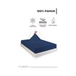 Mabelme Lastikli & Hipoalerjenik Çarşaf |%100 Pamuk Penye Kumaş | Lacivert 120X200, Luxcarsaf - 001-Renkli