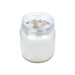 Mabelme Lavanta Kokulu Taneli Dekoratif Ahşap Fitil 200 ml Kutulu Hediyelik Kavanoz Mum - Option-1