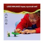 Mabelme Lloyd, Toprak Canavarı Topacına Karşı 71850-6 Yaş ve Üzeri Çocuklar Için Kılıç Aksesuarlı Lloyd ve Kötü Toprak Canavarı Minifigürleri Içeren Oyuncak Yapım Seti, Hediye Fikri (52 Parça) - 0 - Siyah
