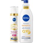 Mabelme LUMINOUS630 Leke Karşıtı Gündüz Bakım Kremi 40ML, SPF50+ Q10 Sıkılaştırıcı Vücut Losyonu 400 ml - Option-1