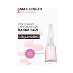 Mabelme Max Length Besleyici & Uzamaya Yardımcı Oje Bazı/tırnak Cilası 000 Transparent - Option-1