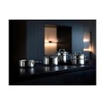 Mabelme Mini Indüksiyon Tabanlı Kapaklı Çelik Sos Tenceresi 16 cm - 51R-Turuncu - 1 L