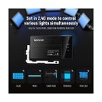 Mabelme Neewer Rgb Video Işığı, SL90 12W 4300MAH Pil 360° Tam Renk 18 Işık Sahnesi, 2500-1000K CRI97+ Kamera Işık Plakasında, Alüminyum Alaşım Gövde, Youtube/vlog/fotoğraf Için Uygulama ve 2,4g Kontrol - Ahşap