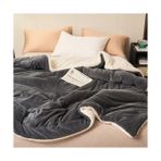 Mabelme Polar Battaniye Çift Taraflı Çift Kişilik 220X240 cm Polyester Mikrofiber - 2328M - 1 x 32 x 27 cm