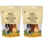 Mabelme Reflex Kurutulmuş Chicken Wrapped Sticks Tavuk Parçalı Çubuk Köpek Ödülü 80 gr 2li Paket - 0,10 kg