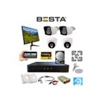 Mabelme Store 2 Dış 2 Iç Kameralı Monitör ve 1 Tb HDD Dahil Ahd Güvenlik Kamerası Seti