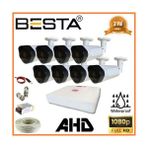 Mabelme Store 2 Mp 1080P 8 Dış Mekan Kameralı Ahd Güvenlik Seti