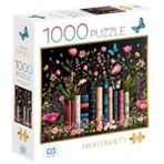 Mabelme Store Çiçekler ve Kitaplar Puzzle 1000