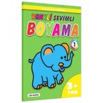 Mabelme Store Renkli Sevimli Boyama -1 (3+Yaş)