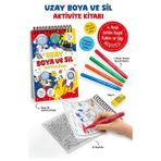 Mabelme Store Uzay - Boya ve Sil Aktivite Kitabı / 3 Yaş +