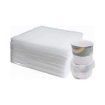 Mabelme Tutata Ankky 100 Adet Köpük Folyo Ambalaj Malzemesi Hava Kabarcıklı Folyo Taşınma Malzemesi Karton Taşınma Tabak Bardak Şarap Şişeleri Gönderim (330 x 330 x 1 Mm) - Option-1