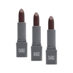 Mabelme Uzun Süre Kalıcı Yoğun Renk Veren Nemlendirici Parlak Ruj - Glossy Lipstick 316 Dusty Plum (3 Paketi) - Option-1