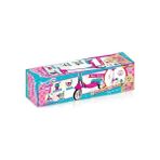 Mabelme Wheels Furkan Toys 3 Tekerlekli Çocuk Scooter Frenli Sepetli Kız Modeli Pembe - Ahşap - Bej