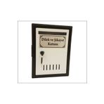 MABEN KİLİTLİ PLASTİK DİLEK VE ŞİKAYET KUTUSU (D-506)