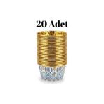 Mabeyn 20’li Karışık Renk Muffin Cupcake Kalıbı – Desenli, Fırına Dayanıklı Kağıt Muffin Kalıbı (7 Cm) - Option-1 - 001-Renkli