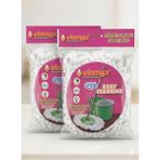 Mabeyn 2'li Mikro Mop Yedek Başlık Seti - 360 Derece Döner Başlıklı Mikrofiber Mop Bezi - Option-1 - 001-Renkli