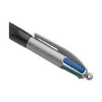 Mabeyn 4 Colours Grip Pro Tükenmez Kalem 12'li Kutu, Kauçuk Tutacak, 1.0mm Uç, Tek Kalemde Mavi, Kırmızı, Yeşil ve Siyah Renkler - -- - Option-1