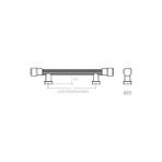 Mabeyn Altın 22 cm Çekme/sürgü Kapı Kolu - 001-Renkli - Option-1