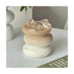 Mabeyn Asimetrik Dalgalı Cam Bardak 2’li Set 530 ml Geniş Hacimli Borosilikat Kahve ve Sunum Bardağı, Estetik Tasarım, Pinterest Stili Dekoratif Bardak - Option-1 - 0 - Siyah