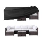 Mabeyn Bahçe Mobilyası Su Geçirmez Rüzgar Geçirmez Uv Dayanıklı Koruma Örtüsü, Masa Brandası, Siyah (125X90X80) - Adaçayı Yeşili - Option-1