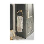 Mabeyn BH36092CZ | Şampanya Bronz Havlu Halkası | 7-9/16 Inç (192 Mm) Uzunluk | Banyo Duvarı Için El Havluluk | Küçük Mutfak ve Banyo Aksesuarları - Option-1 - Adaçayı Yeşili