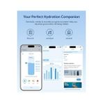 Mabeyn Boost Akıllı Su Şişesi, Su Içmeyi Hatırlatan, Çift Duvarlı Vakum Yalıtımlı Su Şişesi Paslanmaz Çelik, Geniş Ağızlı 32 Oz Sızdırmaz Kilitli Kapaklı Su Şişeleri, Su Izleyici, Pembe - 0,25 L