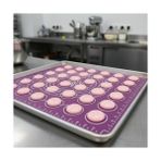 Mabeyn Deconox Büyük Boy Silikon Hamur Açma Matı ve Fırın Pedi – 45X65 cm Ölçekli Yanmaz Yapışmaz Hamur Yoğurma Altlığı, Kaymaz Tabanlı Pasta, Börek ve Pizza Örtüsü (Asorti) - Option-1 - 001-Renkli