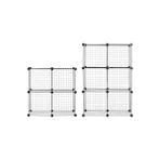 Mabeyn Dekoratif Tel Dolap - 6 Küp - 000-Siyah - 1 Adet - Option-1