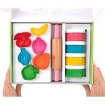 Mabeyn Doğal Oyun Hamurları Premıum Kutu Set - Meyveler ve Sebzeler - Option-1 - 00Kahverengi