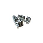 Mabeyn Duşakabin Tekeri, Krom 8’li Takım, 24 mm Çap, Alt Üst Takım, Cam, Kabin Tekerleği, Dayanıklı Yedek Parça (Gri) - Option-1