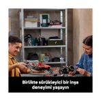 Mabeyn Ferrari Sf–24 F1 Araba 42207 – Yetişkinler Için 1:8 Ölçekli V6 Motor, Vites Kutusu, Direksiyon ve Drs Içeren Koleksiyonluk Yarış Arabası Modeli Yapım Seti, Hediye Fikri (1361 Parça) - 0 - Siyah