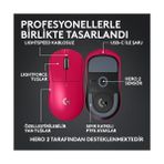 Mabeyn G Pro x Superlight 2c Kablosuz Oyuncu Mouse, Hafif, Hero 2 Sensör, 32.000, Pembe - Option-1 - 001-Renkli