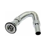 Mabeyn Genel Krom Lavabo Sifonu, Körüklü, Ayarlanabilir 33-80 cm Uzunluk, Plastik, Beyaz - 1 lt