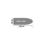 Mabeyn (Hediyeli) Mavi Ütü Masası Kılıfı Örtüsü Bezi 1 Ad Koruyucu File Ütülme Pedi Hediye - Option-1 - 001-Renkli