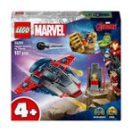 Mabeyn ǀ Kaptan Amerika, Thanos'a Karşı 76319 – 4 Yaş ve Üzeri Süper Kahraman ve Uzay Gemisi Hayranı Çocuklar Için Eğlenceli Oyunlar Sunan Minifigürlü Yapım Seti, Harika Hediye Fikri (107 Parça) - 0 - Siyah